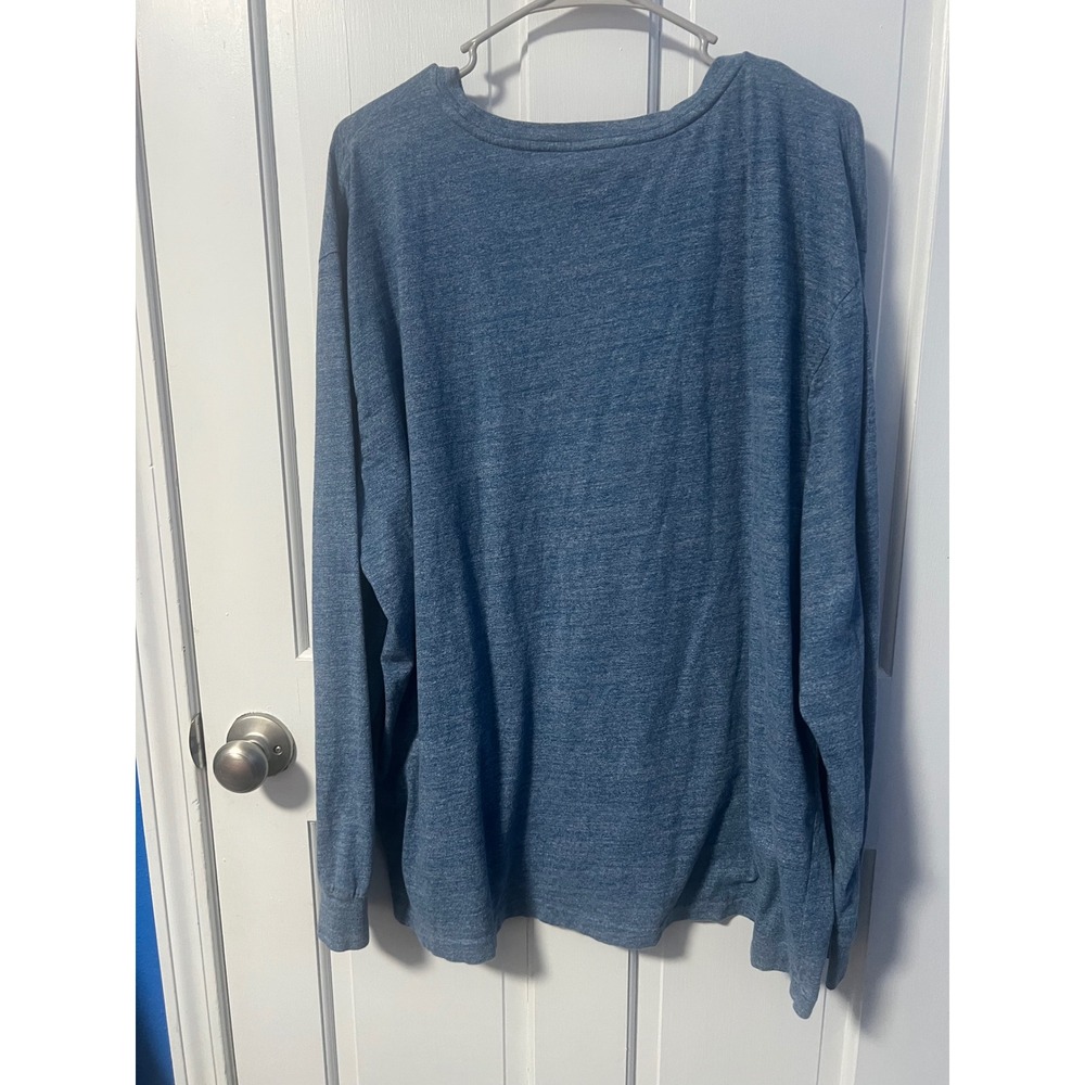 Polo Ralph Lauren Long Sleeve T-Shirt Mens XXL Blue Heather - Picture 4 of 4